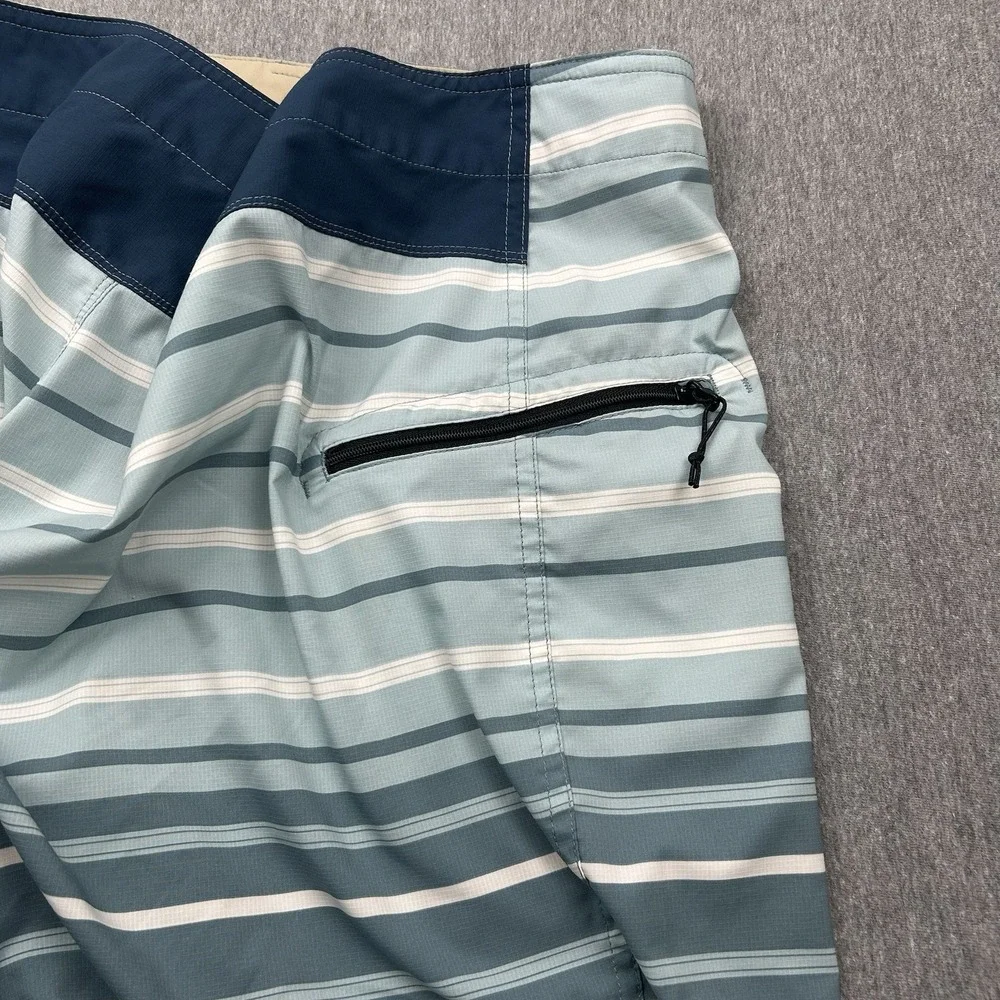 Patagonia Board Shorts‎ Mens 38 Blue Stripes 9